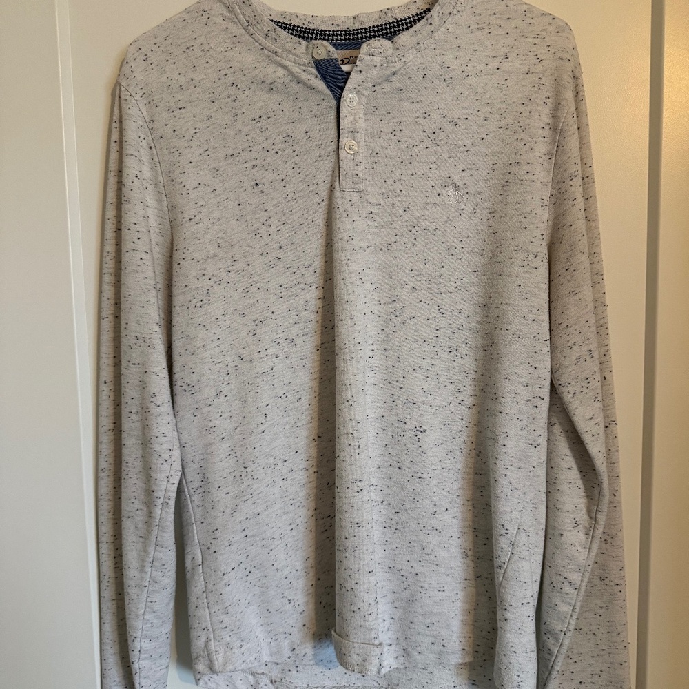 Original Penguin Heather Henley Shirt